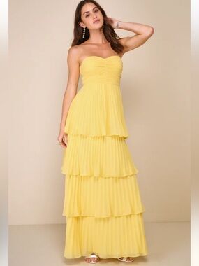 dreamy romance mustard yellow backless maxi dress Lulus | Dresses | Fashion